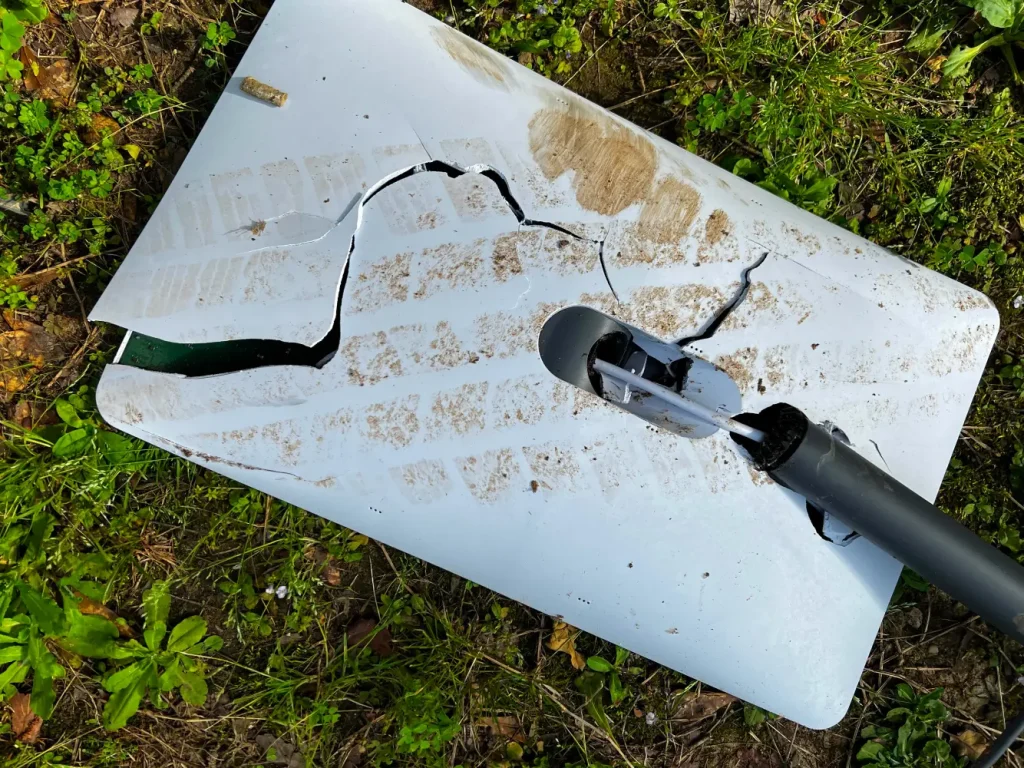 Starlink broken in the garden